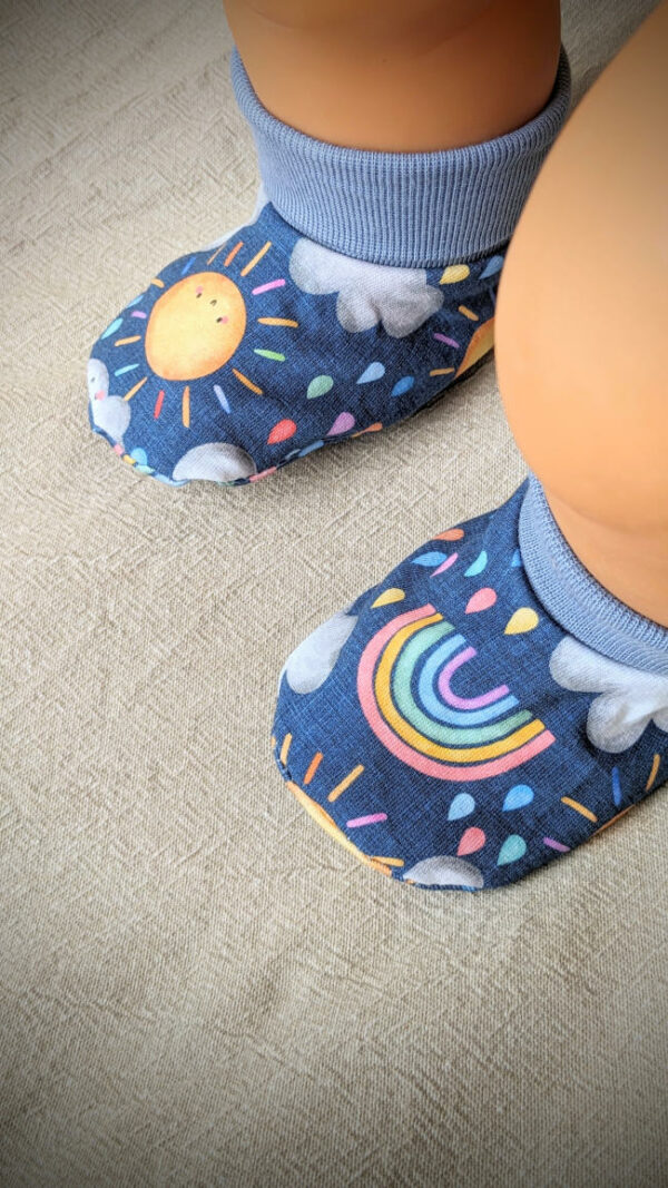 chaussons bébé en coton biologique