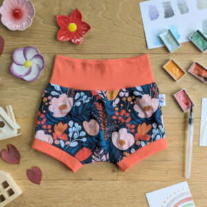short bloomer pour bébé. Coucu en coton biologique. Confortable
