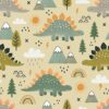 motif dinosaure pour vêtement évolutif enfant