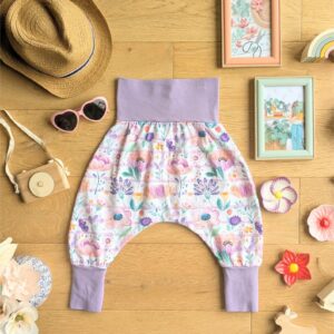 Sarouel évolutif en coton bio pour enfant