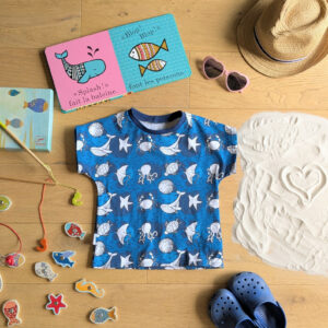 tee-shirt manches courtes en coton bio pour enfants