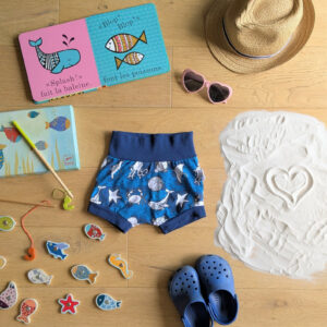 short type bloomer évolutif pour les enfants en coton biologique