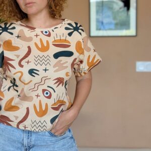 Tee-shirt femme en coton biologique