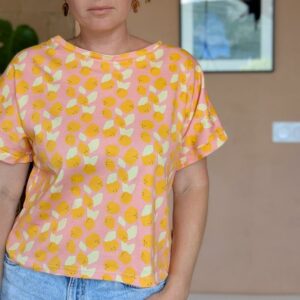 t-shirt oversize femme. Coton bio