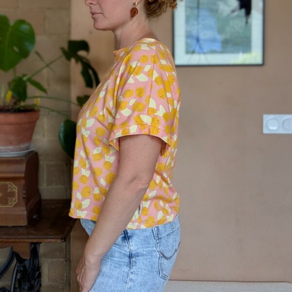 t-shirt oversize femme en coton bio