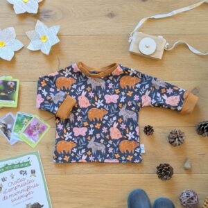 tee-shirt évolutif pour les enfants fabriqué en France