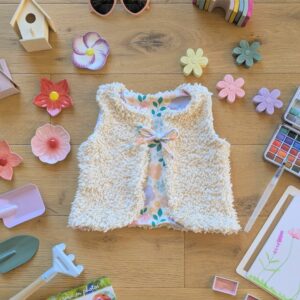Gilet de berger Fleurs sauvages