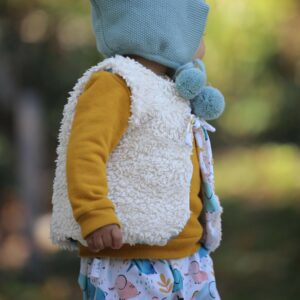 gilet de berger en coton biologique cousu en France