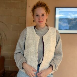 gilet de berger en coton bio cousu en France