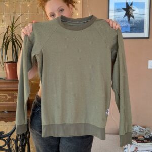 Sweat homme à chevron Vert taille S