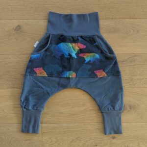 Sarouel à poche Ours coloré 1 & 3 ans