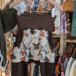 Sarouel velours côtelé marron / Copain des bois 4 ans