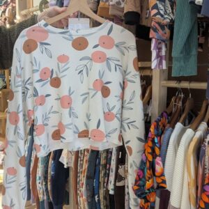 Sweat crop top douceur d'été taille S