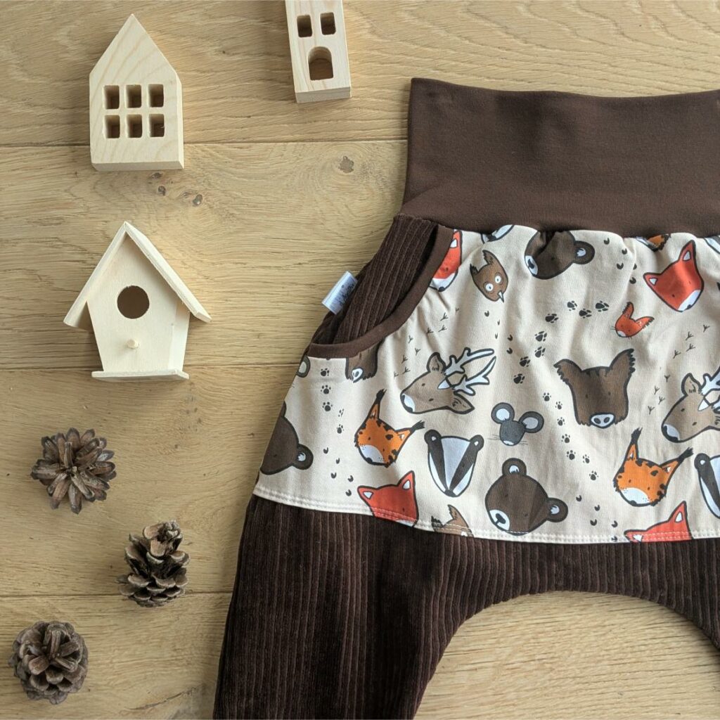 sarouel évolutif en coton bio