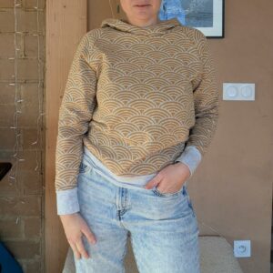 sweat en coton bio pour femme cousu en France