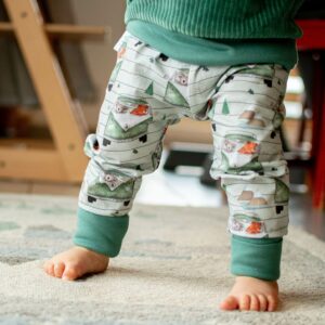 pantalon évolutif enfant en coton biologique.
