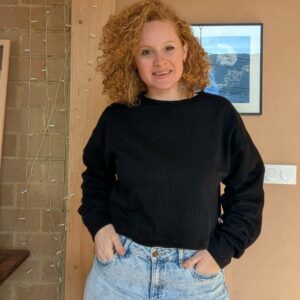 Sweat pailleté Noir