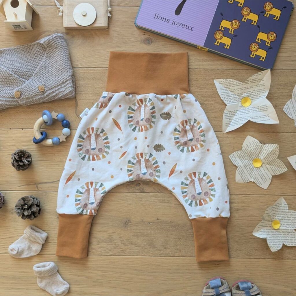 sarouel évolutif en coton bio