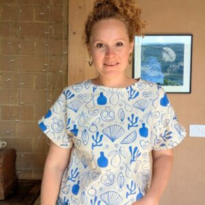 T-shirt femme Azure