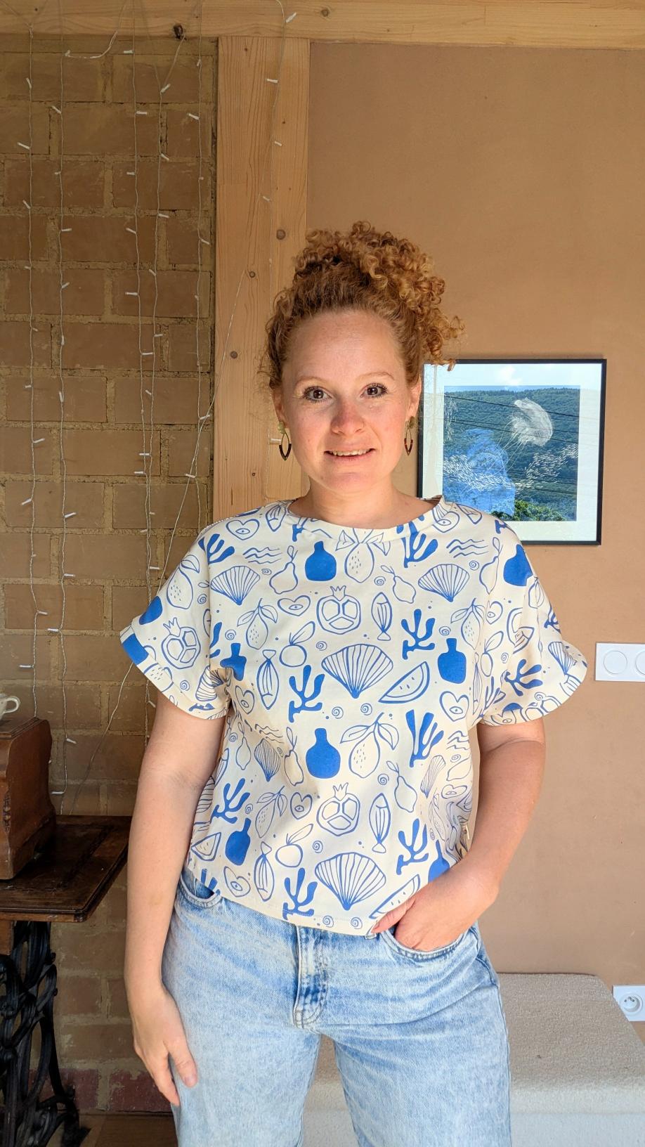 T-shirt femme Azure
