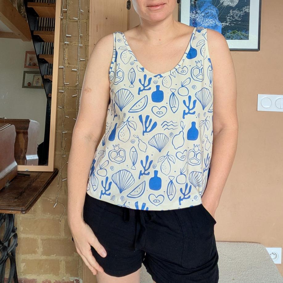 Débardeur femme Azure